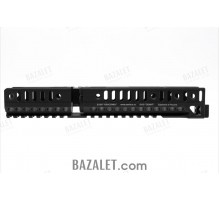 Zenitco B-30U Handguard Rail - Full-Length CNC D16T Aluminum AK-Pattern Handguard with Bottom Picatinny & Side Bazis Rails (Black, Desert & Golden Khaki)