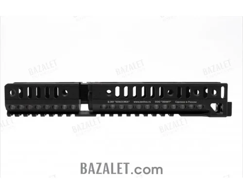 Zenitco B-30U Handguard Rail - Full-Length CNC D16T Aluminum AK-Pattern Handguard with Bottom Picatinny & Side Bazis Rails (Black, Desert & Golden Khaki)