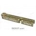 Zenitco B-30U Handguard Rail - Full-Length CNC D16T Aluminum AK-Pattern Handguard with Bottom Picatinny & Side Bazis Rails (Black, Desert & Golden Khaki)