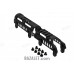 Zenitco B-31L Rail - CNC D16T Aluminum Picatinny Rail Over the Gas Tube for AK-Pattern Carbines (Black, Desert & Golden Khaki)