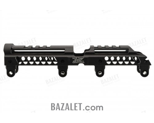 Zenitco B-31L Rail - CNC D16T Aluminum Picatinny Rail Over the Gas Tube for AK-Pattern Carbines (Black, Desert & Golden Khaki)