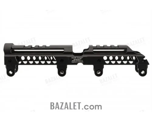 Zenitco B-31L Rail - CNC D16T Aluminum Picatinny Rail Over the Gas Tube for AK-Pattern Carbines (Black, Desert & Golden Khaki)