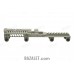 Zenitco B-31LN Rail - CNC D16T Aluminum Picatinny Rail Over the Gas Tube for Saiga-9 Carbines (Black, Desert & Golden Khaki)