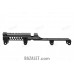Zenitco B-31LP Rail - CNC D16T Aluminum Picatinny Rail Over the Gas Tube for Saiga-9 Carbines (Black & Desert)