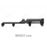 Zenitco B-31LP Rail - CNC D16T Aluminum Picatinny Rail Over the Gas Tube for Saiga-9 Carbines (Black & Desert)
