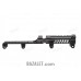 Zenitco B-31LP Rail - CNC D16T Aluminum Picatinny Rail Over the Gas Tube for Saiga-9 Carbines (Black & Desert)