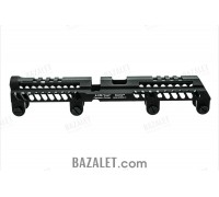 Zenitco B-31LV Rail - CNC D16T Aluminum Lowered Picatinny Rail Over the Gas Tube for Saiga-9 / TR9 Paradox & AK-Pattern Carbines (Black & Desert)