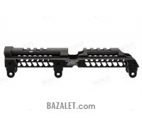 Zenitco B-31N Rail - CNC D16T Aluminum Picatinny Rail Over the Gas Tube for AK-Pattern Carbines (Black, Desert & Golden Khaki)