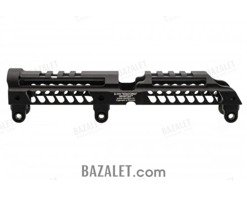 Zenitco B-31N Rail - CNC D16T Aluminum Picatinny Rail Over the Gas Tube for AK-Pattern Carbines (Black, Desert & Golden Khaki)