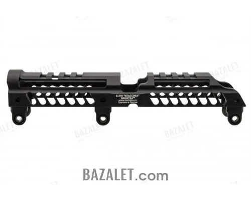 Zenitco B-31N Rail - CNC D16T Aluminum Picatinny Rail Over the Gas Tube for AK-Pattern Carbines (Black, Desert & Golden Khaki)