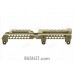 Zenitco B-31N Rail - CNC D16T Aluminum Picatinny Rail Over the Gas Tube for AK-Pattern Carbines (Black, Desert & Golden Khaki)