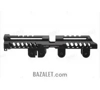 Zenitco B-31RPK Rail - CNC D16T Aluminum Upper Picatinny Rail Over the Gas Tube for RPK-Pattern Carbines (Black & Desert)