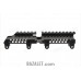 Zenitco B-31S V2.0 Rail - CNC D16T Aluminum Picatinny Rail Over the Gas Tube for AK-Pattern Carbines (Black, Desert & Golden Khaki)
