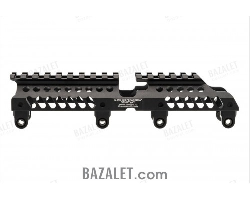 Zenitco B-31S V2.0 Rail - CNC D16T Aluminum Picatinny Rail Over the Gas Tube for AK-Pattern Carbines (Black, Desert & Golden Khaki)