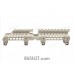 Zenitco B-31S V2.0 Rail - CNC D16T Aluminum Picatinny Rail Over the Gas Tube for AK-Pattern Carbines (Black, Desert & Golden Khaki)