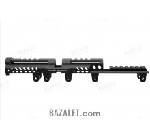 Zenitco B-31U/RPK Rail - CNC D16T Aluminum Extended Upper Picatinny Rail Over the Gas Tube for RPK-Pattern Carbines (Black & Desert)