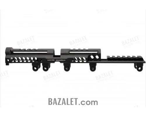 Zenitco B-31U/RPK Rail - CNC D16T Aluminum Extended Upper Picatinny Rail Over the Gas Tube for RPK-Pattern Carbines (Black & Desert)