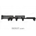 Zenitco B-31U/RPK Rail - CNC D16T Aluminum Extended Upper Picatinny Rail Over the Gas Tube for RPK-Pattern Carbines (Black & Desert)