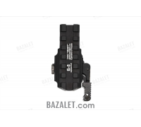 Zenitco B-5 QD Riser Mount - See-Through Picatinny-to-Picatinny Adapter (Quick-Detach V2.0)