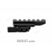 Zenitco B-5 QD Riser Mount - See-Through Picatinny-to-Picatinny Adapter (Quick-Detach V2.0)