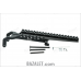 Zenitco B-51 Receiver Cover Rail - CNC Aluminum Picatinny Top Rail for Large-Format Platforms
