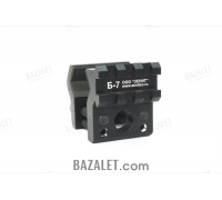 Zenitco B-7 Flashlight Mount - Clamp-On Picatinny Rail Adapter for Klesch-Series Lights