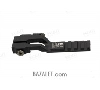 Zenitco B-9AKSU QD Light Mount - Quick-Detach Picatinny Bracket for B-11 / B-11U Compact AK-Pattern Handguards (V2.0, Black)