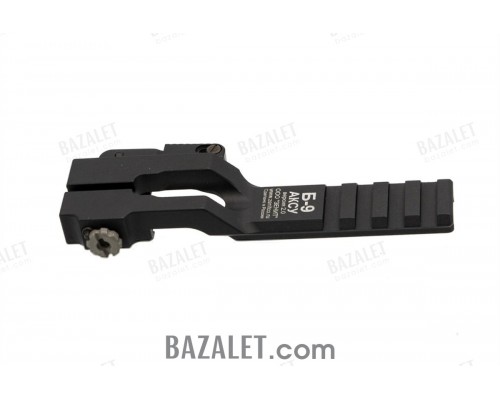 Zenitco B-9AKSU QD Light Mount - Quick-Detach Picatinny Bracket for B-11 / B-11U Compact AK-Pattern Handguards (V2.0, Black)