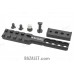 Zenitco B-9L Light Mount - CNC D16T Aluminum Bracket Forming a Picatinny Point on the Bazis Rail of Sport / Joker / U / L Handguards (Black & Desert)