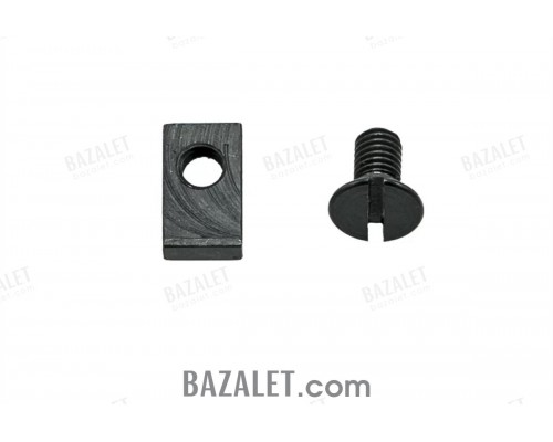 Zenitco Bazis Rail Clamp-Hook Mounting Set - Steel Slotted Nut Block & Countersunk Screw (Spare Part)