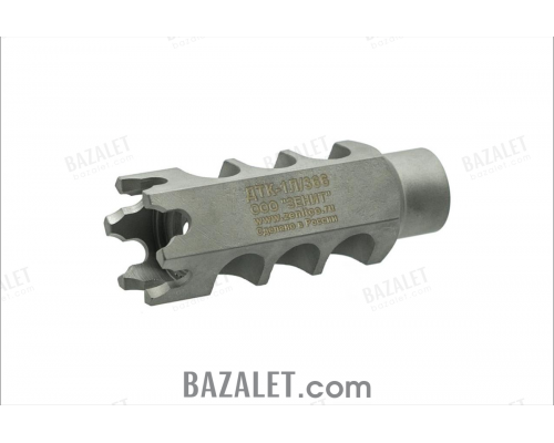 Zenitco DTK-1L/366 Muzzle Brake-Compensator for .366 TKM Carbines - Steel, 14x1 LH Thread (VPO-209 / AK-366 Lancaster)