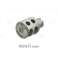 Zenitco DTK-2L Muzzle Brake-Compensator - Steel Recoil Compensator for AK-Pattern &amp; RPK Carbines (7.62, Left-Hand 14x1 Thread)