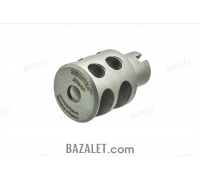 Zenitco DTK-2L Muzzle Brake-Compensator - Steel Recoil Compensator for AK-Pattern & RPK Carbines (7.62, Left-Hand 14x1 Thread)