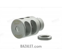Zenitco DTK-2V Muzzle Brake-Compensator - Steel Recoil Compensator for Vityaz-SN & Saiga-9 Carbines (16x1 Thread)