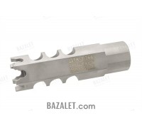 Zenitco DTK-3/366 Muzzle Brake-Compensator - Stainless Steel 20X13 for TG-2 Carbines (.366 TKM, 24x1.5 RH Thread)