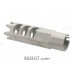 Zenitco DTK-3/366 Muzzle Brake-Compensator - Stainless Steel 20X13 for TG-2 Carbines (.366 TKM, 24x1.5 RH Thread)