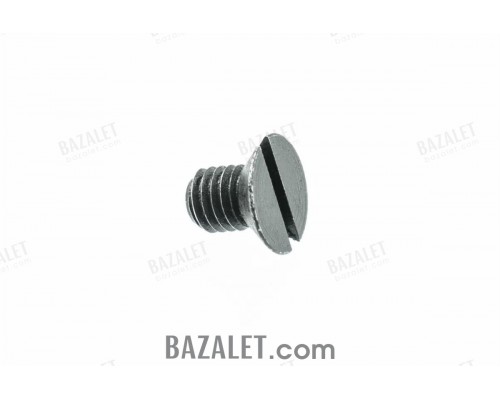 Zenitco M5x7 Screw - Steel Countersunk Flat-Head Slotted Screw (M5 x 7 mm Spare Part)
