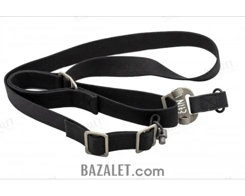 Zenitco Poloz-1 Sling - Convertible One-Point / Two-Point Carbine Sling (Cotton Webbing, Stainless Hardware, Black & Olive)