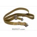 Zenitco Poloz-1 Sling - Convertible One-Point / Two-Point Carbine Sling (Cotton Webbing, Stainless Hardware, Black & Olive)