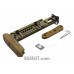 Zenitco PT-1S Telescopic Folding Stock - CNC D16T Aluminum Adjustable Skeleton Stock with Interchangeable Adapter for Short-Barrel Civilian Carbines (Black, Golden Khaki & Desert)