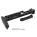 Zenitco PT-1S Vepr Telescopic Folding Stock - CNC D16T Aluminum Adjustable Skeleton Stock for Vepr RPK-Pattern Carbines (Black & Golden Khaki)