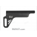 Zenitco Extended Cheek Rest for PT-3 / PT-3S Telescopic Stocks - CNC D16T Aluminum Cheek Riser with Rubber Pad (Black & Desert)
