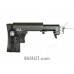 Zenitco PT-3 Telescopic Folding Stock - CNC D16T Aluminum & Steel Adjustable Tubular Stock with Interchangeable Adapter for AK-Pattern Carbines (Black)