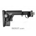 Zenitco PT-3 Vepr Telescopic Folding Stock - CNC D16T Aluminum Adjustable Tubular Stock for Vepr RPK-Pattern Carbines (Black)