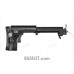 Zenitco PT-3S Telescopic Folding Stock - CNC D16T Aluminum & Steel Adjustable Tubular Stock for Saiga-9 & AK-Pattern Carbines (Selectable Lock Adapter, Black)