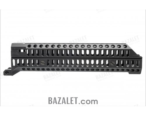Zenitco Sport-12 Handguard Kit - CNC D16T Aluminum Handguard System for AK-12 / TR3 (Six Bazis Rails, Black & Desert)