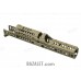Zenitco Sport-2 Kit Version 2.0 - CNC D16T Aluminum Handguard System for Saiga-9 / TR9 Paradox (Bazis Rails + Lowered Picatinny, Black, Desert & Golden Khaki)
