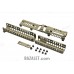 Zenitco Sport-2 Kit Version 2.0 - CNC D16T Aluminum Handguard System for Saiga-9 / TR9 Paradox (Bazis Rails + Lowered Picatinny, Black, Desert & Golden Khaki)