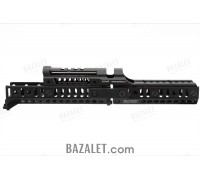 Zenitco Sport-2 Kit Version 2.0 - CNC D16T Aluminum Handguard System for Saiga-9 / TR9 Paradox (Bazis Rails + Lowered Picatinny, Black, Desert & Golden Khaki)