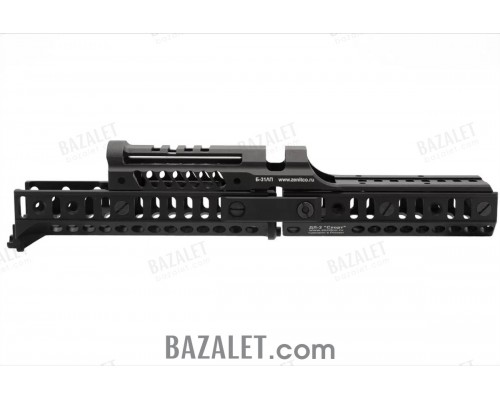Zenitco Sport-2 Kit Version 2.0 - CNC D16T Aluminum Handguard System for Saiga-9 / TR9 Paradox (Bazis Rails + Lowered Picatinny, Black, Desert & Golden Khaki)